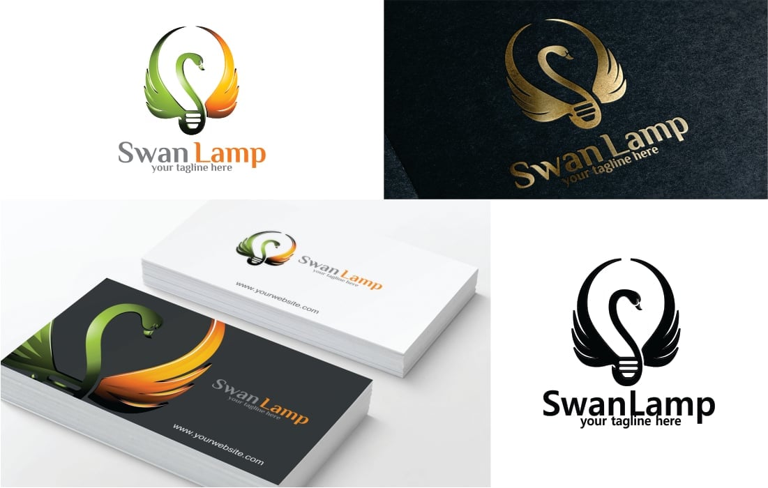 Kit Graphique #286304 Swan Logo Divers Modles Web - Logo template Preview