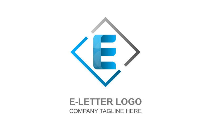 E LETTER LOGO FOR ANY COMPANY Logo Template