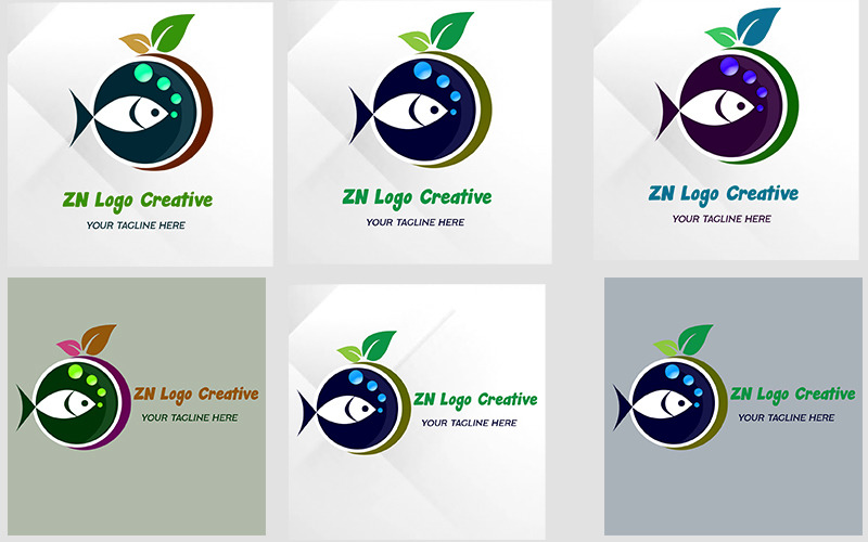 FREE High Quality Fish Logo Logo Template