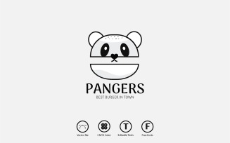Pangers Food & Restaurant Logo Design Template