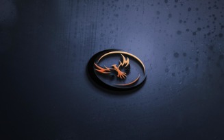 Circle Phoenix Logo Design