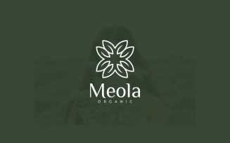 Leaf Flower Decorative Logo