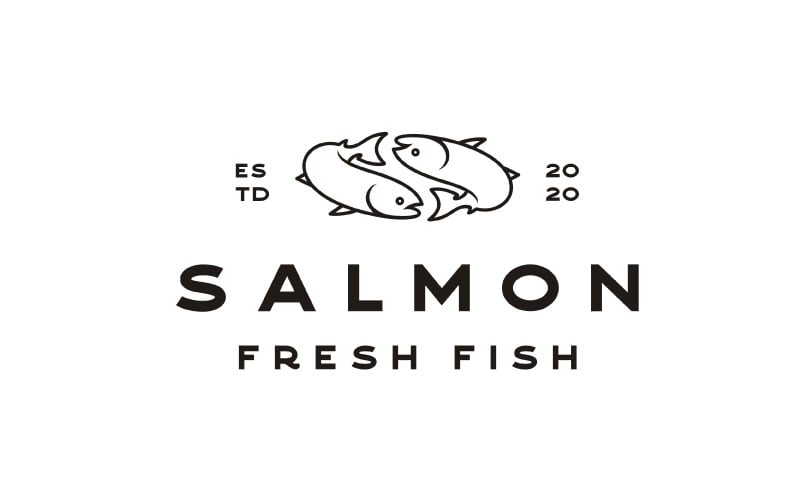 Kit Graphique #286590 Fish Saumon Divers Modles Web - Logo template Preview