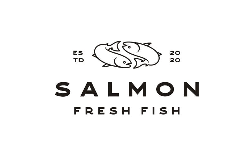 Kit Graphique #286590 Fish Salmon Divers Modles Web - Logo template Preview