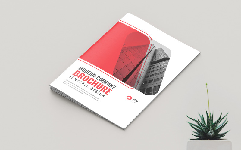 A4 Bifold Brochure Template Design, Corporate Identity