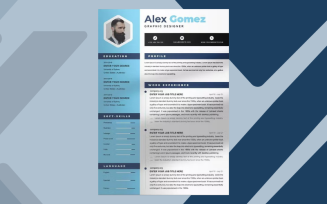 Creative, Professional, Eye catchy Business and Educational Resume Template