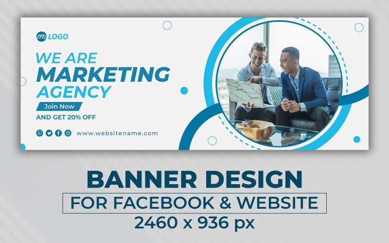 Marketing Agency Banner Template Design Social Media