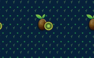 Seamless Pattern Design | Natural Fruit Pattern Template | Vector Pattern Design
