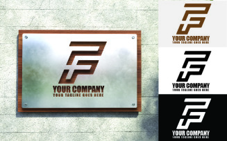 Technology F Letter Logo Design-Brand Identity