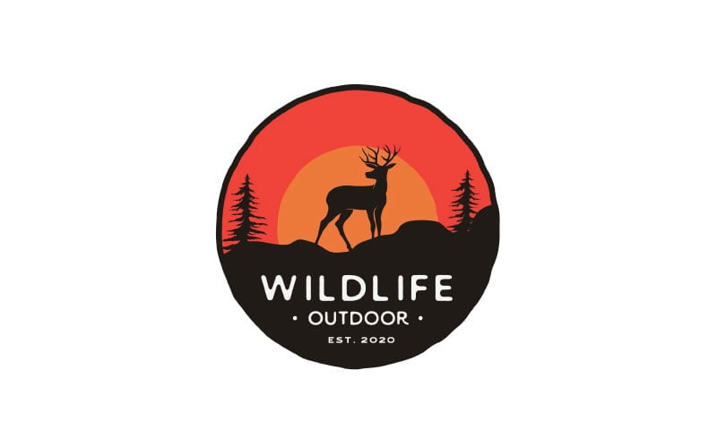Kit Graphique #286635 Deer Animal Divers Modles Web - Logo template Preview