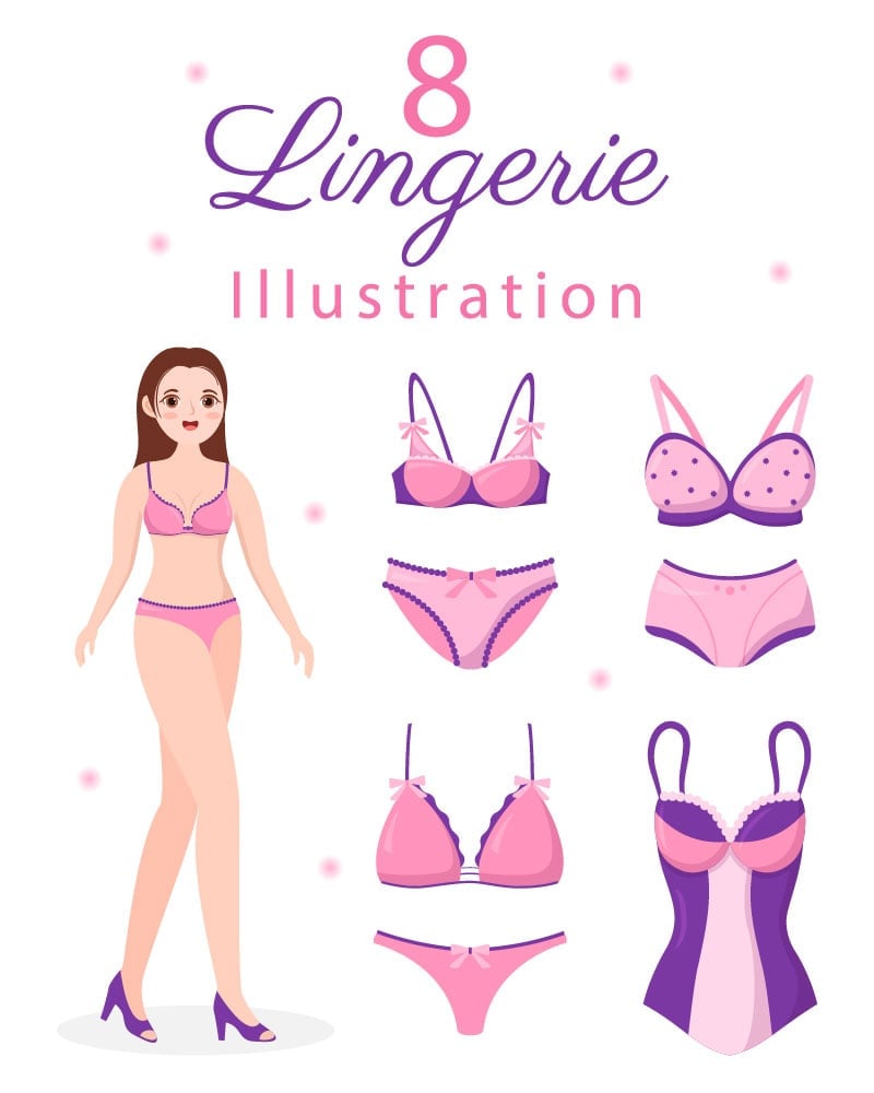Kit Graphique #286676 Lingerie Underpants Divers Modles Web - Logo template Preview