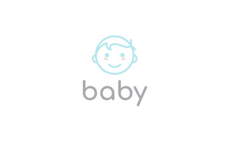 Cute Happy Baby Toddler Babies Logo