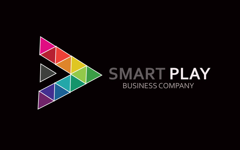 Development design Smart Play Logo Logo Template