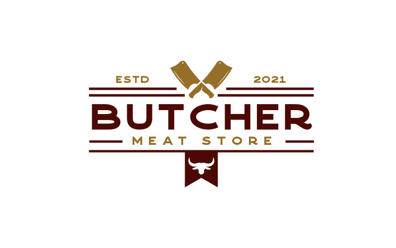 Kit Graphique #286767 Butcher Badge Divers Modles Web - Logo template Preview