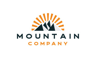 Retro Mountain Adventure Logo Design Inspiration