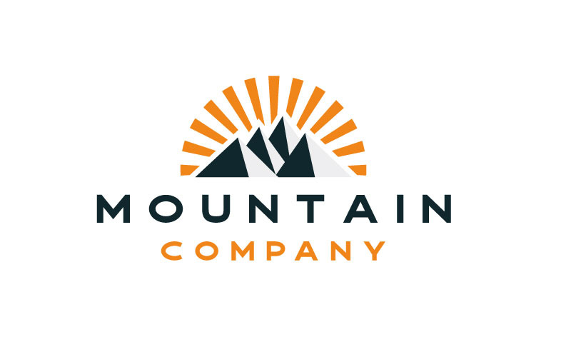 Retro Mountain Adventure Logo Design Inspiration Logo Template
