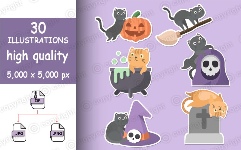 Template #286810 Cartoon Cat Webdesign Template - Logo template Preview