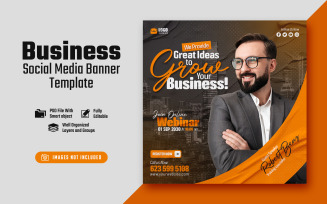 Great Business Social Media Post Banner Template