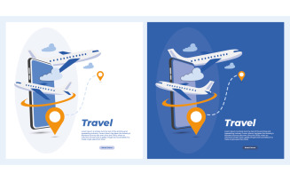 Travel and Tour Agency Social Media Post Design Template