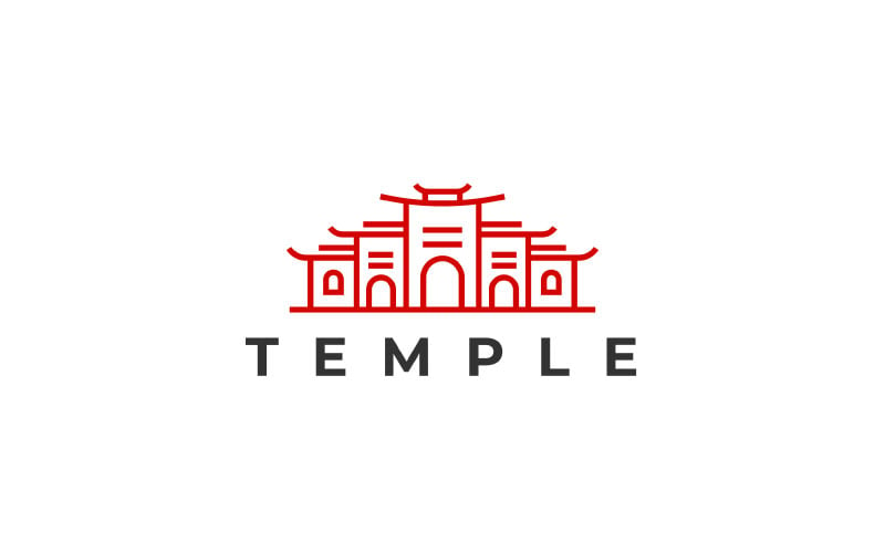 Template #286942 Logo Temple Webdesign Template - Logo template Preview