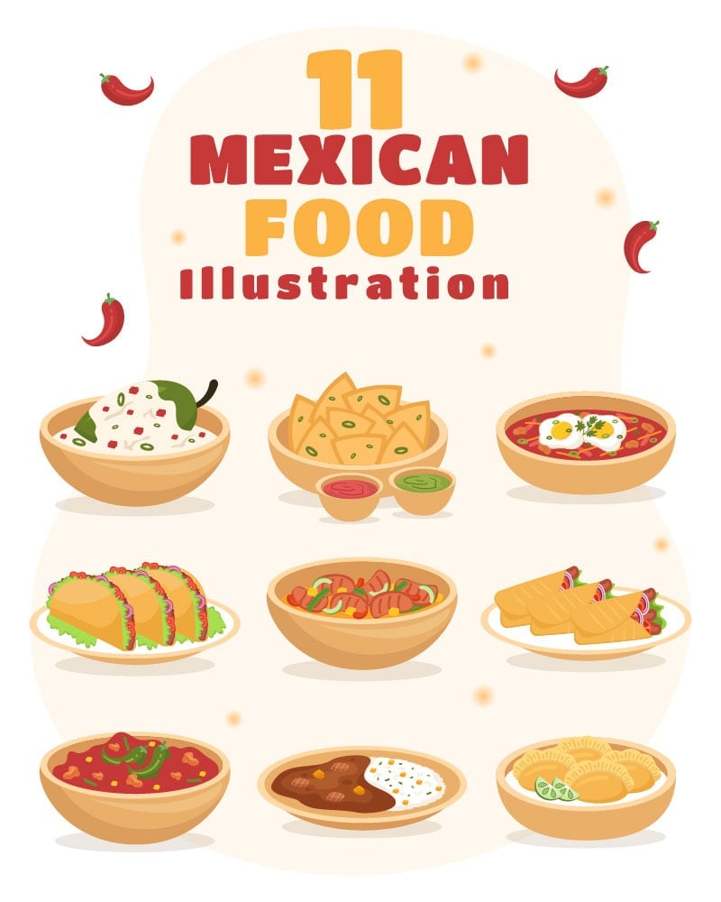 Kit Graphique #286946 Mexican Alimentation Divers Modles Web - Logo template Preview