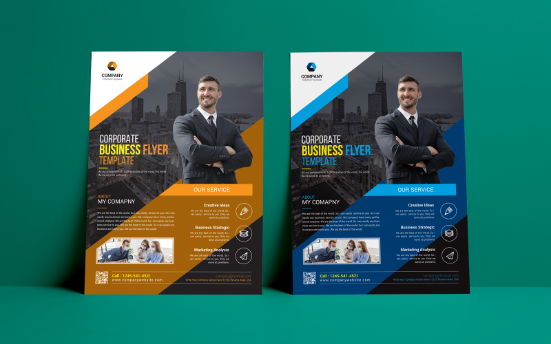 Company Project Business Flyer V.040 Corporate Identity