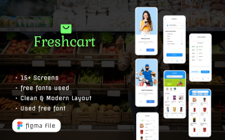 Freshcart- Online Grocery Ui kits | App store