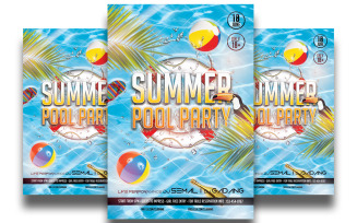 Summer Pool Party Template