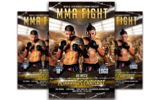 UFC - MMA Fighting Flyer Template #5