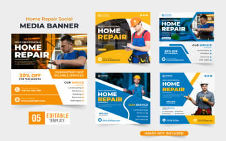 Home construction service template