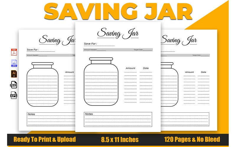 Saving Jar KDP Interior Design Planner