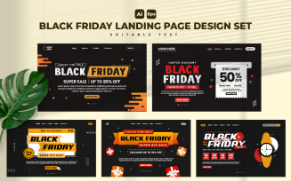 Black Friday Landing Page Design V4