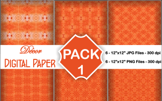 Decor Digital Papers Pack 1