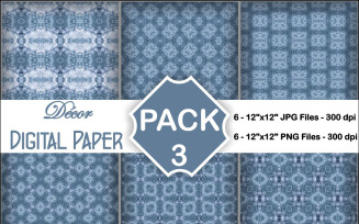 Decor Digital Papers Pack 3