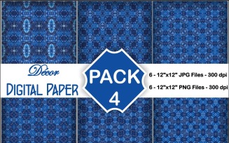 Decor Digital Papers Pack 4