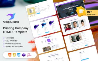 Wingsprint - Printing Company Html5 Template