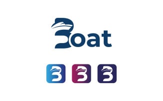 boat logo design and app icon design