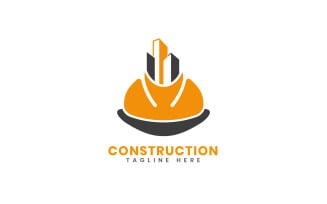 Building construction logo design template