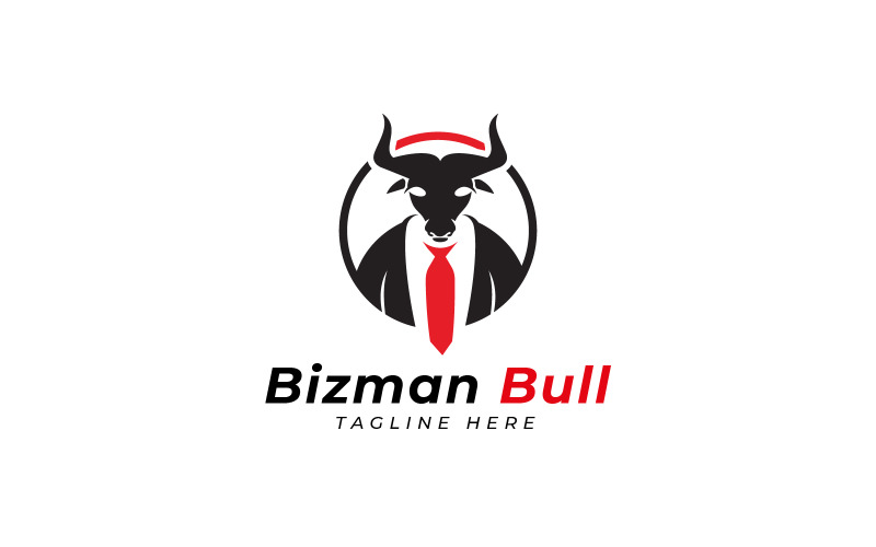 business bull logo design Logo Template