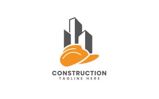 Construction Builder logo design template