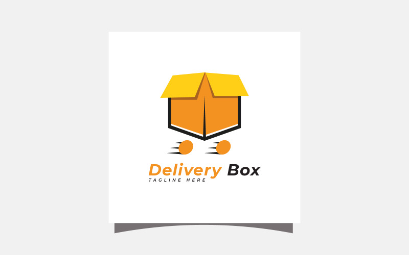 Delivery Box logo design template Logo Template