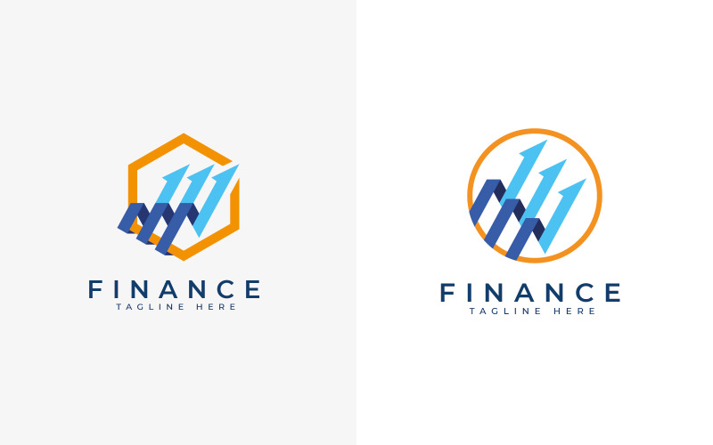 Finance marketing logo design template Logo Template