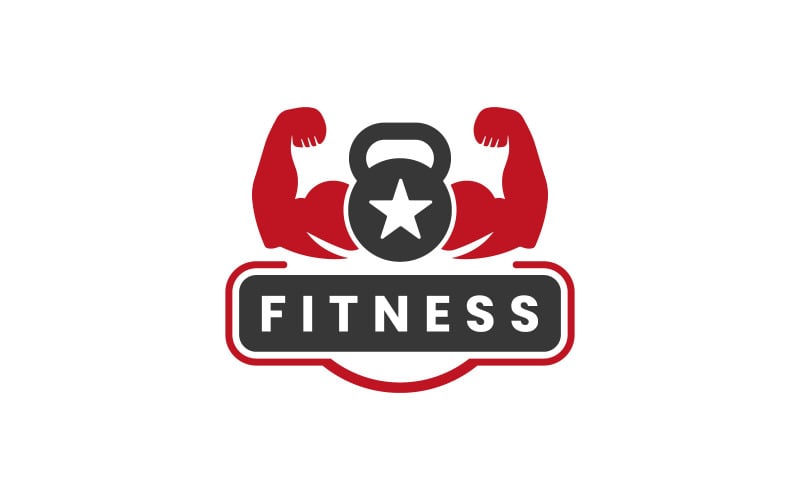 fitness physical logo design template Logo Template