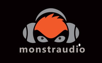 Monstraudio - Illustrative Logo for Your Audio Biz