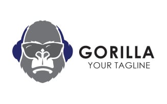 THE BEST Design DJ Gorilla Logo