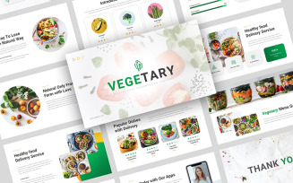Vegetary - Healthy Food Presentation Keynote Template