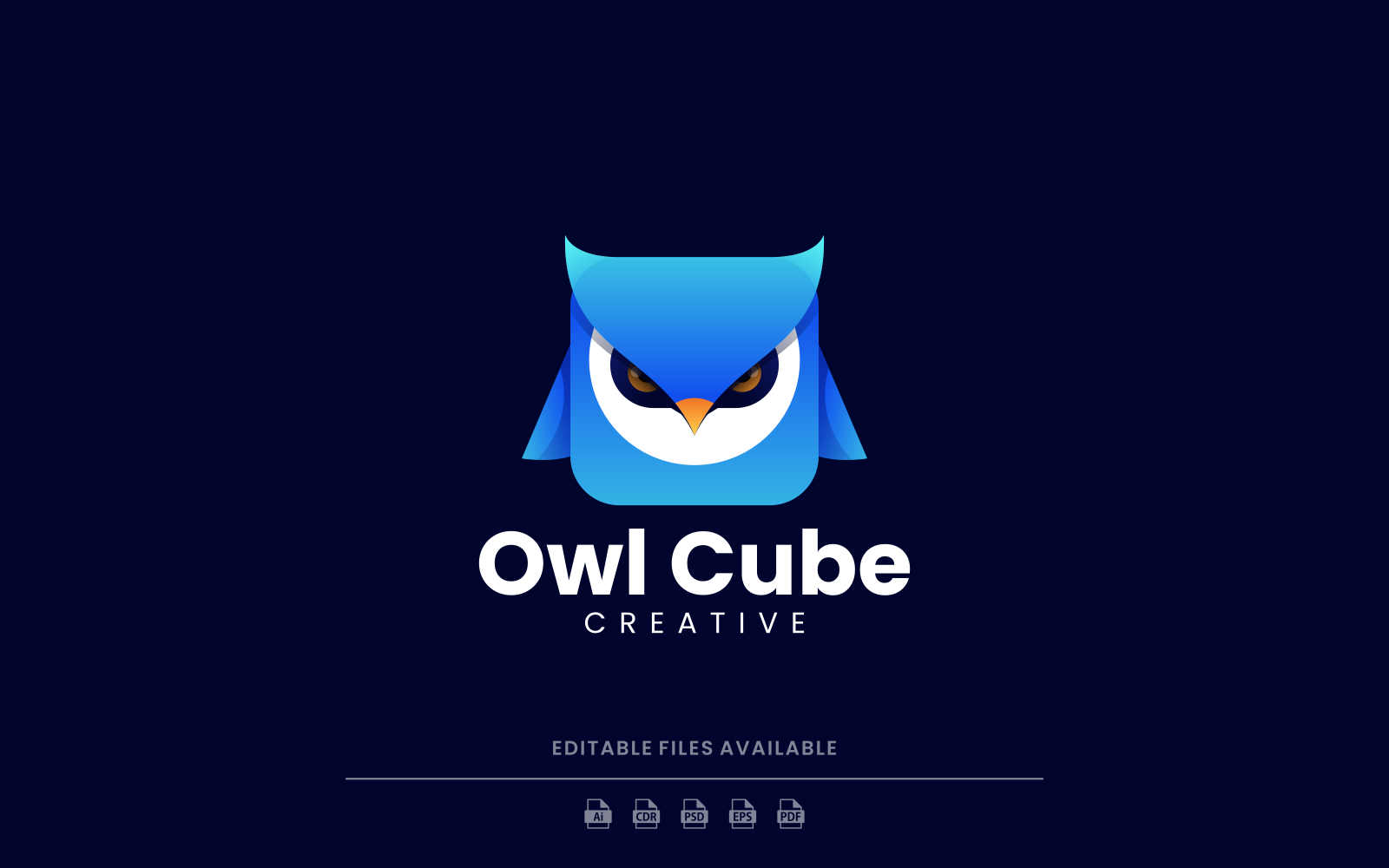 Owl Gradient Logo Style 1