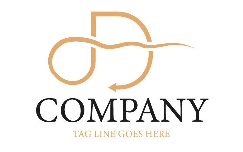A and D Letter Logo - Monogram Logo Logo Template
