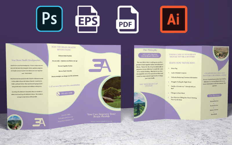 Agency Trifold Brochure - Trifold Brochure Corporate Identity