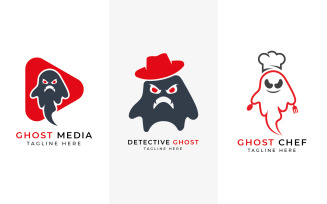 Ghost logo design collection